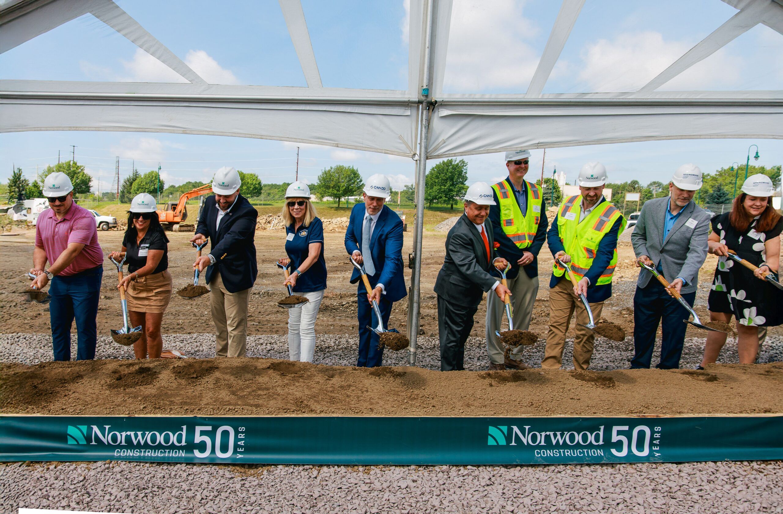 Springwood Hospitality, The Norwood Company, and CAN DO, Inc. Celebrated Groundbreaking of New Home2 Suites by Hilton in Humboldt Station